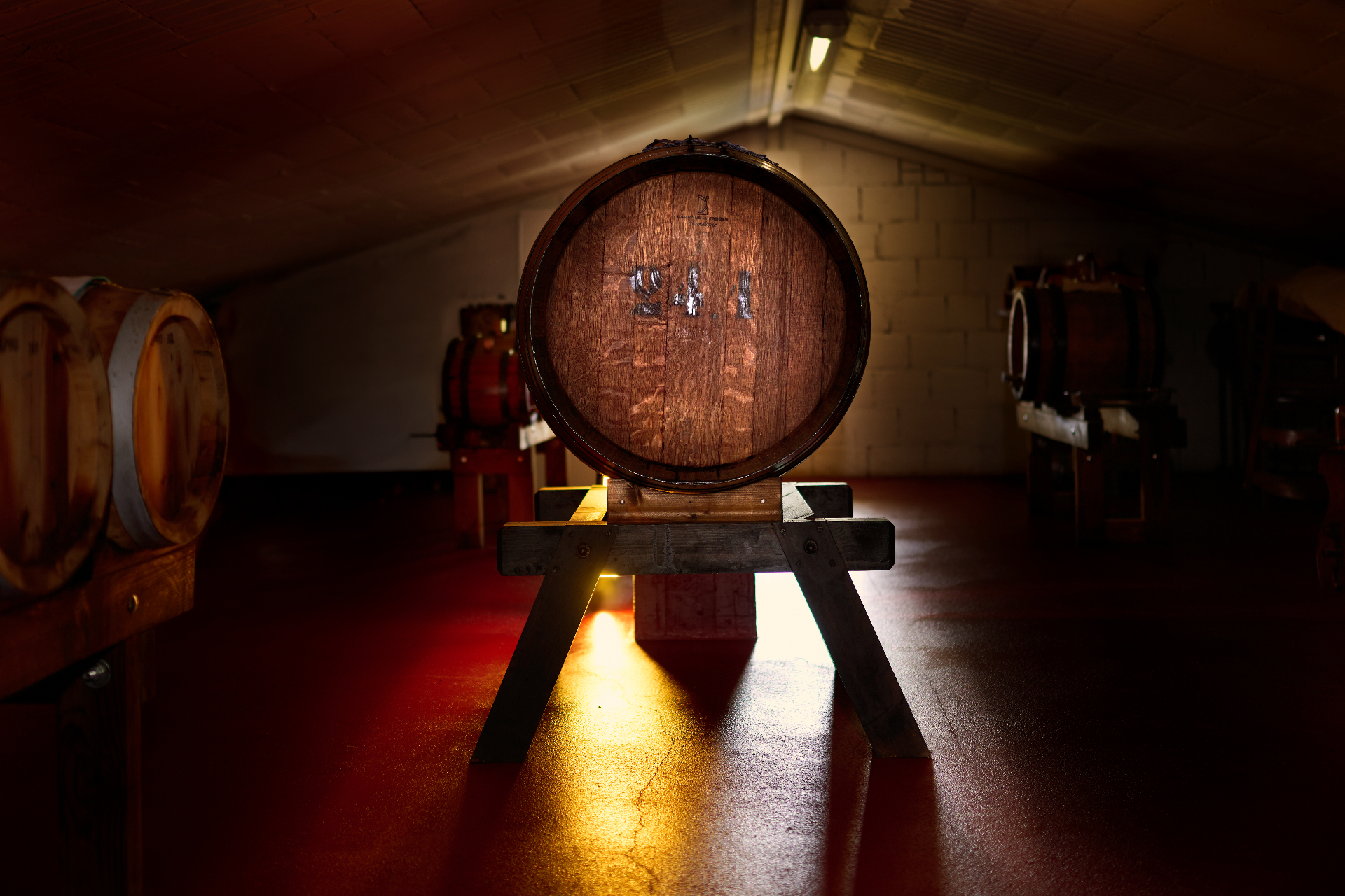 Acetaia con botti di Aceto Balsamico